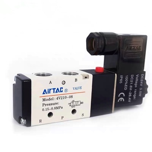 AIRTAC 4V230E-08 4V230P-08 4V310-08 4V320-08 4V300 Serie de piezas neumáticas: Filtro de bobina para medio de trabajo de aire de solenoide - Product Image 5