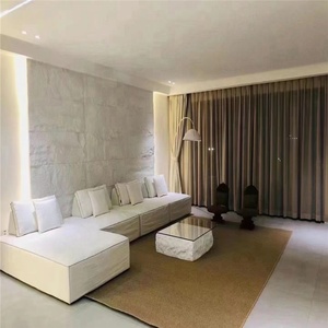 สวนตกแต่งผนังภายนอกแผงหินเทียมน้ำหนักเบากันน้ำสารหน่วงไฟ PU หินเทียม - Product Image 4