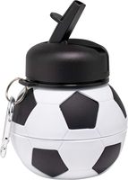Bouteille d'eau en silicone promotionnelle 550 ml pour le football, le basketball et les activités de plein air