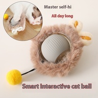 2025 luxe écologique animal interactif jouet balle queue automatique Teaser pour chats chiens nouveauté tendance fournitures pour animaux de compagnie produit