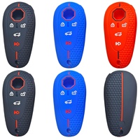 Housse de clé de voiture pliable en silicone nid d'abeille SKM, légère, pour MG Cyberster 2023-2026, clé télécommande électrique sport à 4 boutons