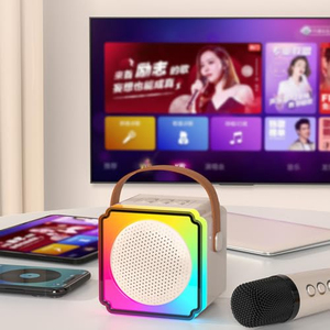 Ali Baba for Karaoke <b>Speaker</b> Set <b>with</b> LED <b>Microphone</b> Woofer for Outdoor Use & Holiday Entertaining Fun Add-On Gifting - Product Image 3
