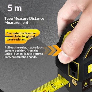 Télémètre <span class=keywords><strong>laser</strong></span> 4-en-1 avec batterie au lithium et <span class=keywords><strong>mesure</strong></span> par croix de mire (version anglaise) - Product Image 5