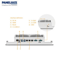 PC industriel tout-en-un 24 pouces FHD Ethercat 1920 1080 16:9 HMI J6412 I3 I5 I7 RAM DDR3 DDR4 HMI PLC Ethercat