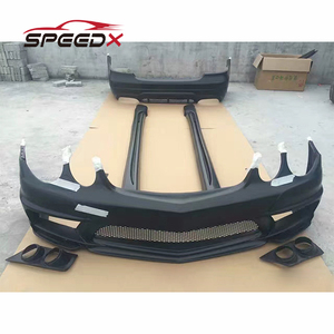 Para <span class=keywords><strong>Mercedes</strong></span> W211 Clase <span class=keywords><strong>E</strong></span> Upgrade E63 Wald Body Kit W211 Wald Parachoques delantero Parachoques trasero Side Skirt Body Kit - Product Image 5