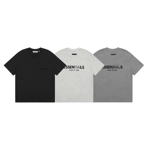 T-Shirt Fear <span class=keywords><strong>God</strong></span> Streetwear per Uomo, 100% Cotone, Design Personalizzato di Alta Qualità, Moda Oversize con Strass 3D in Rilievo - Product Image 4