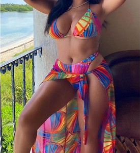 Nouveau <span class=keywords><strong>maillot</strong></span> <span class=keywords><strong>de</strong></span> <span class=keywords><strong>bain</strong></span> fendu Sexy Veil Bikini trois pièces <span class=keywords><strong>Maillot</strong></span> <span class=keywords><strong>de</strong></span> <span class=keywords><strong>bain</strong></span> européen et américain Bikini - Product Image 2