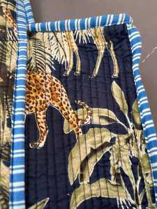 Bolsa de Transporte Acolchada de Algodón, Ecológica, Reutilizable, para Compras Diarias, con Acolchado Suave, Tela Estampada, Bolso de Hombro - Product Image 5