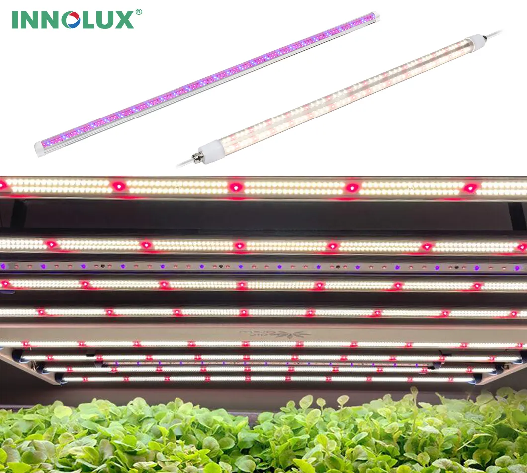 INNOLUX Hydro ponics IP66 T8 T5 Wachstums licht Voll spektrum Pflanzen wachstums lampe 18W 24W 4ft LED Grow Light Tube vertikale Landwirtschaft Fabrik