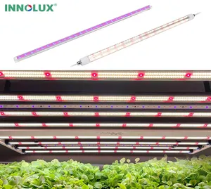 Innolux lâmpada hidroponia, luz para crescimento ip66 t8 t5, lâmpada led com espectro completo, 18w 24w, 4 pés, tubo de luz vertical para agricultura