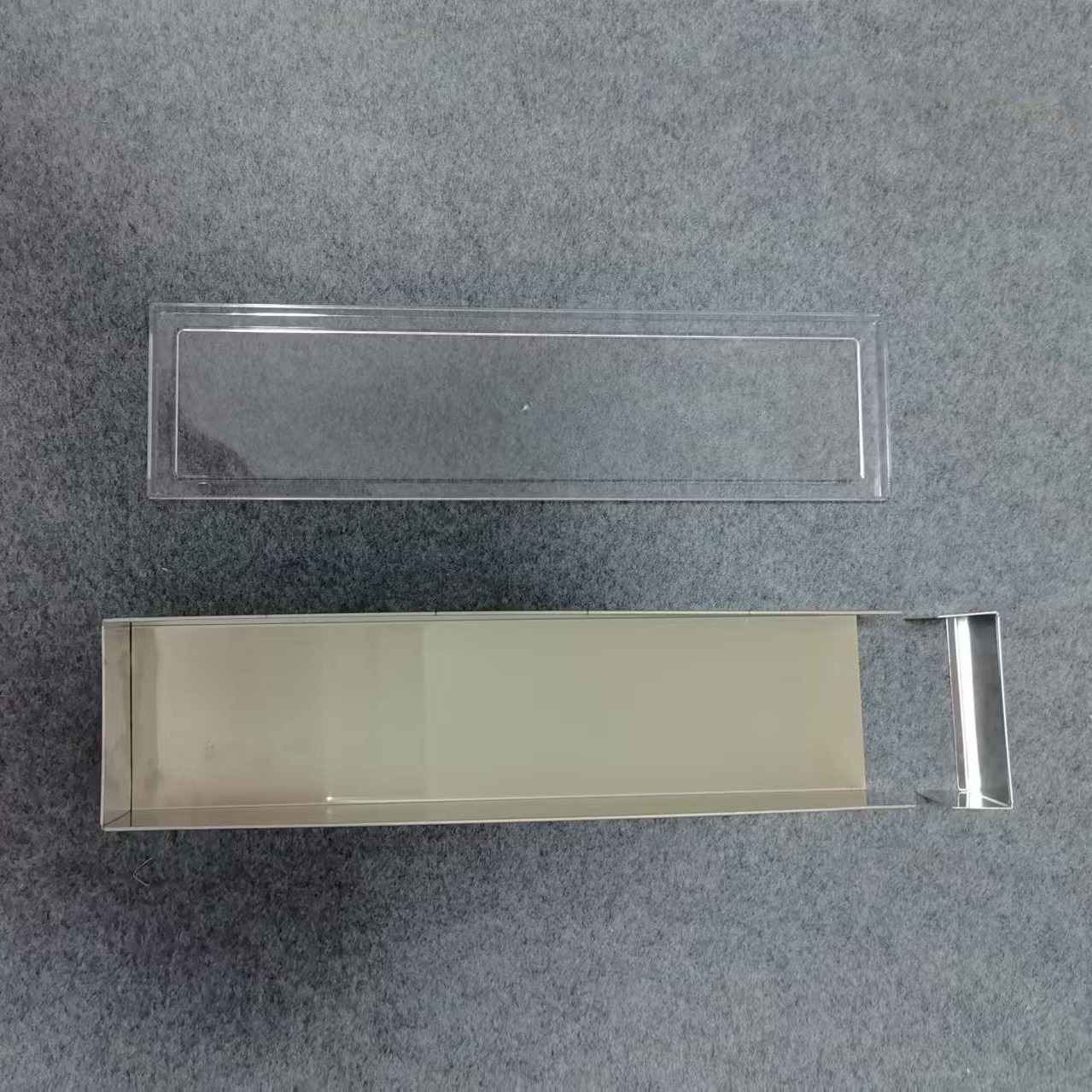 40*8*6cm with transparent lid , detachable edge