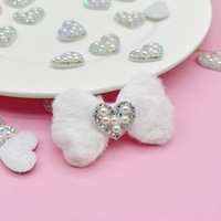 Op voorraad Snelle levering DIY handgemaakte patches Non-woven strass steentjes parel patches