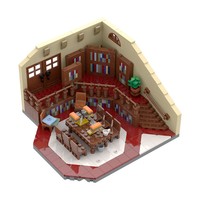 Funbuild-Bloques de construcción de Buffy the Vampire Slayer, modelo de biblioteca de escuela secundaria de Sunnydale, bloques de juguete