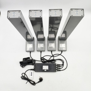 3-stage 800N 80kg <strong>24V</strong> DC <strong>Motor</strong> Actuador Lineal Desk Legs Height Adjustable Electric <strong>Motor</strong> Dual Lifting Column - Product Image 4