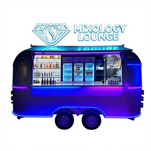 Remorque de camion de nourriture remorquable en acier inoxydable, fibre de verre et aluminium 2026 avec équipement de cuisine complet pour restaurant mobile et frites - Product Image 1