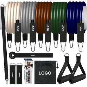 Hoàn chỉnh Workout Resistance Bands thiết lập cho phòng tập thể dục và tập thể dục ngoài trời - Product Image 1