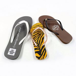 Sandalias con Correa de Tela, Pantuflas Personalizadas para Mujer, Chanclas de Goma con Logotipo Personalizado - Product Image 1