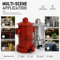 Poubelle Décorative Moderne en Fer Style Hydrant Industriel, Écologique et Durable, à Pédale, pour Salon et Chambre à Coucher (Vente en Gros)