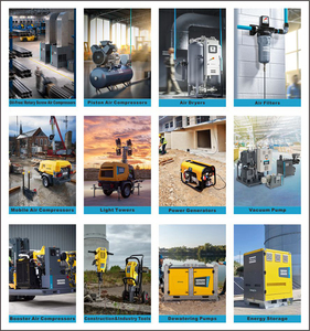 Máy nén khí trục xoắn phun dầu Atlas Copco GA30 GA45 GA55 GA75 GA90 GA37 VSD FF 25bar - Product Image 6