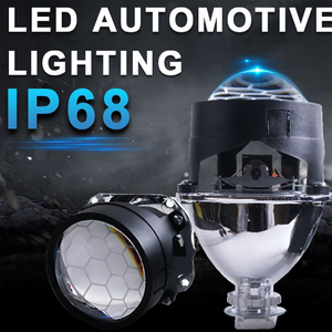 Lente de proyector HID de doble haz universal para retroadaptación de faros de coche | Se adapta a la mayoría de los vehículos con bombillas H1 - Product Image 5