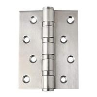 Charnière de porte à roulement à billes en acier inoxydable robuste de 4 pouces, personnalisée, avec angle d'ouverture de 180 degrés, blanche, installation facile