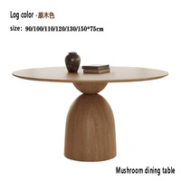 Ensemble Repas Rond en Bois ModHomi Table de Salle à Manger de Haute Qualité Mobilier de Cuisine Moderne Restaurant Rangement Empilable Design Nordique
