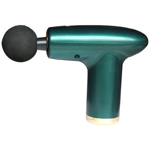 Mini Massage Gun Dark Green 12 Speed Levels Brushless Motor USB Rechargeable 5 Massage Heads For Neck Muscle Relaxation - Product Image 3