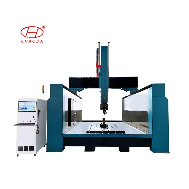 Large 5axis 5axes 5-axis 5 Axis CNC Router Machine For Wood And Aluminum