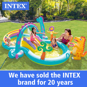 <span class=keywords><strong>INTEX</strong></span> 57135 piscine gonflable pour enfants en plein air épaissie toboggan pliable piscine de pulvérisation piscine de jeux pour enfants - Product Image 2