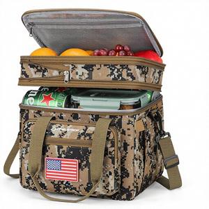 Boîte à lunch tactique camouflage d'usine 23L isotherme extensible à double compartiment - Product Image 1