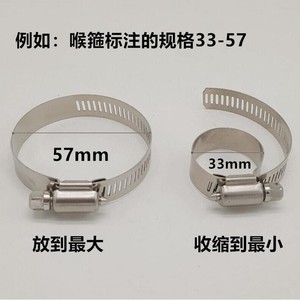 Stainless Steel Hose Clamps Pipe Clamps Gas Water Pipe Clamps All Sizes Factory Direct Sale - Product Image 5