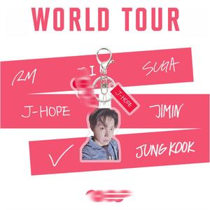 Offre Spéciale 2026 – Porte-clés en acrylique BTS World Tour <span class=keywords><strong>V</strong></span> JIN SUGA J-<span class=keywords><strong>Hope</strong></span> – Pendentif pour sac, groupe d'idoles KPOP, cadeau d'anniversaire - Product Image 5