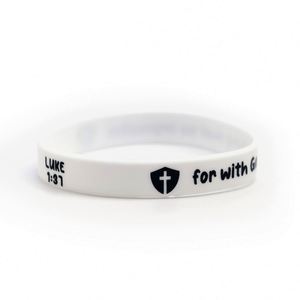 Bracelets en silicone imperméables avec logo personnalisé et citations inspirantes religieuses pour les promotions d'églises et d'événements - Product Image 3