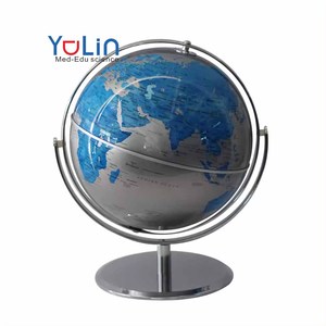 25cm Classic Desktop <strong>Spinning</strong> <strong>Globes</strong> Geographic Teaching Interactive World Map <strong>Globes</strong> Plastic World <strong>Globe</strong> - Product Image 1
