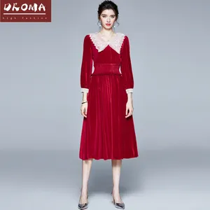 Droma осеннее Новое поступление Красное длинное вечернее платье на заказ Элегантные вечерние платья для выпускного вечера для женщин