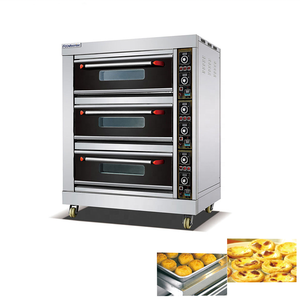 <span class=keywords><strong>Forno</strong></span> a <span class=keywords><strong>Gas</strong></span> Professionale per Panetteria <span class=keywords><strong>con</strong></span> 2 Piani e 4 Vassoi in Acciaio Inox 201, Attrezzatura di Lusso per Cottura Pizza <span class=keywords><strong>con</strong></span> Timer - Product Image 3