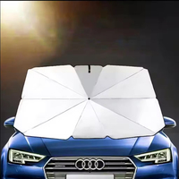 Pare-soleil rétractable en PVC pour pare-brise avant de voiture, protection contre les UV, isolation thermique, protection personnalisée avec logo, universel