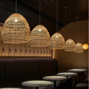 Lampes suspendues en <span class=keywords><strong>bambou</strong></span>, en rotin moderne, pour salon, <span class=keywords><strong>chambre</strong></span> à coucher, salle à manger, Bar, décoration, Loft - Product Image 2