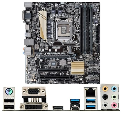 For ASUS B150M-PLUS ATX Desktop Motherboard B150 Intel with 4DDR4 RAM Slots 6/7th Support I3/I5/I7 SATA 64GB VGA DVI HDMI Port