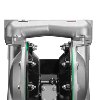 Pompe à gaz pneumatique à double diaphragme haute pression en acier inoxydable WYMA, fonctionnement pneumatique, joints PTFE OEM WM-8040-B 0,83 Mpa