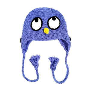 SOLPOP Chapeau de poulet jaune au crochet fait main, bonnet tricoté <span class=keywords><strong>pour</strong></span> costume d'oiseau avec yeux 3D réalistes, accessoire amusant - Product Image 4