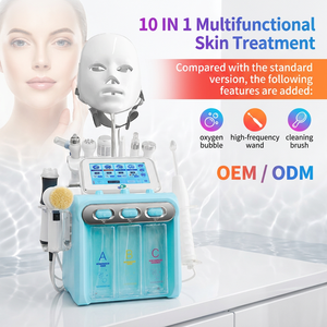 Configuration Upgrade Powerful 10 in 1 Hydra Oxygen Facial Device Hydrodermabrasion Vacuum Blackhead Hydro Dermabrasion Machine - Product Image 1