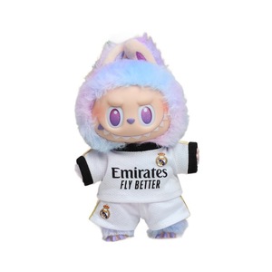Ropa para Muñecos de Peluche Labubu, Camiseta de Fútbol Blanca Emirates Fly Better, Ropa de Juguete para Niños de 2 a 4 Años, Unisex - Product Image 5