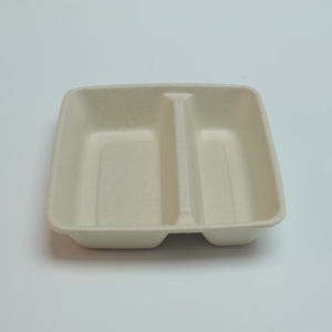 Platos <span class=keywords><strong>de</strong></span> Pulpa <span class=keywords><strong>de</strong></span> <span class=keywords><strong>Caña</strong></span> <span class=keywords><strong>de</strong></span> Azúcar Desechables, Ecológicos, Biodegradables y Sostenibles para Comida para Llevar - Product Image 3