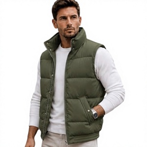High Quality Custom <b>Womens</b> Glossy Metallic Puffer <b>Vest</b> Zipper Front Sleeveless Padded Jacket - Product Image 1