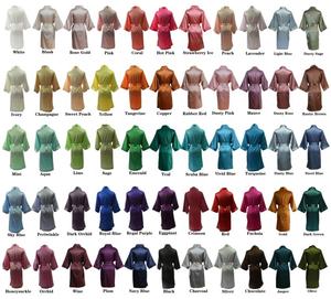 Robe de Spa en Satin et soie pour fille, motif floral personnalisé coloré - Product Image 6