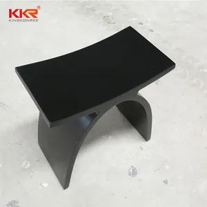 Tabouret de salle de bain en acrylique, solide, de douche