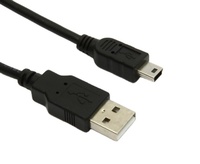Kabel Data Pengisian Cepat Mini USB PVC Braided untuk Power Bank, Kamera Mobil, Pemutar MP3, Hard Drive Mobile & Ponsel Android