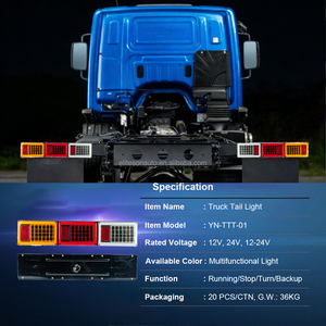 Nouveaux feux arrière LED pour camion lourd, remorque, tracteur, feux de freinage, feux de recul, clignotants pour remplacement - Product Image 2