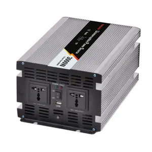 Araba güç invertörü şarj güç invertör dc 12v 24v ac 110v 220v 230v 3000w modifiye sinüs dalga invertör şarj